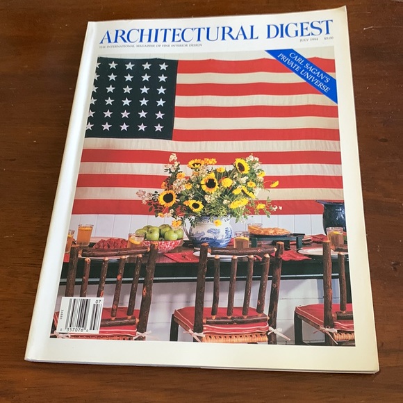 Architectural Digest Art Soldvintage July 994 Architectural Digest